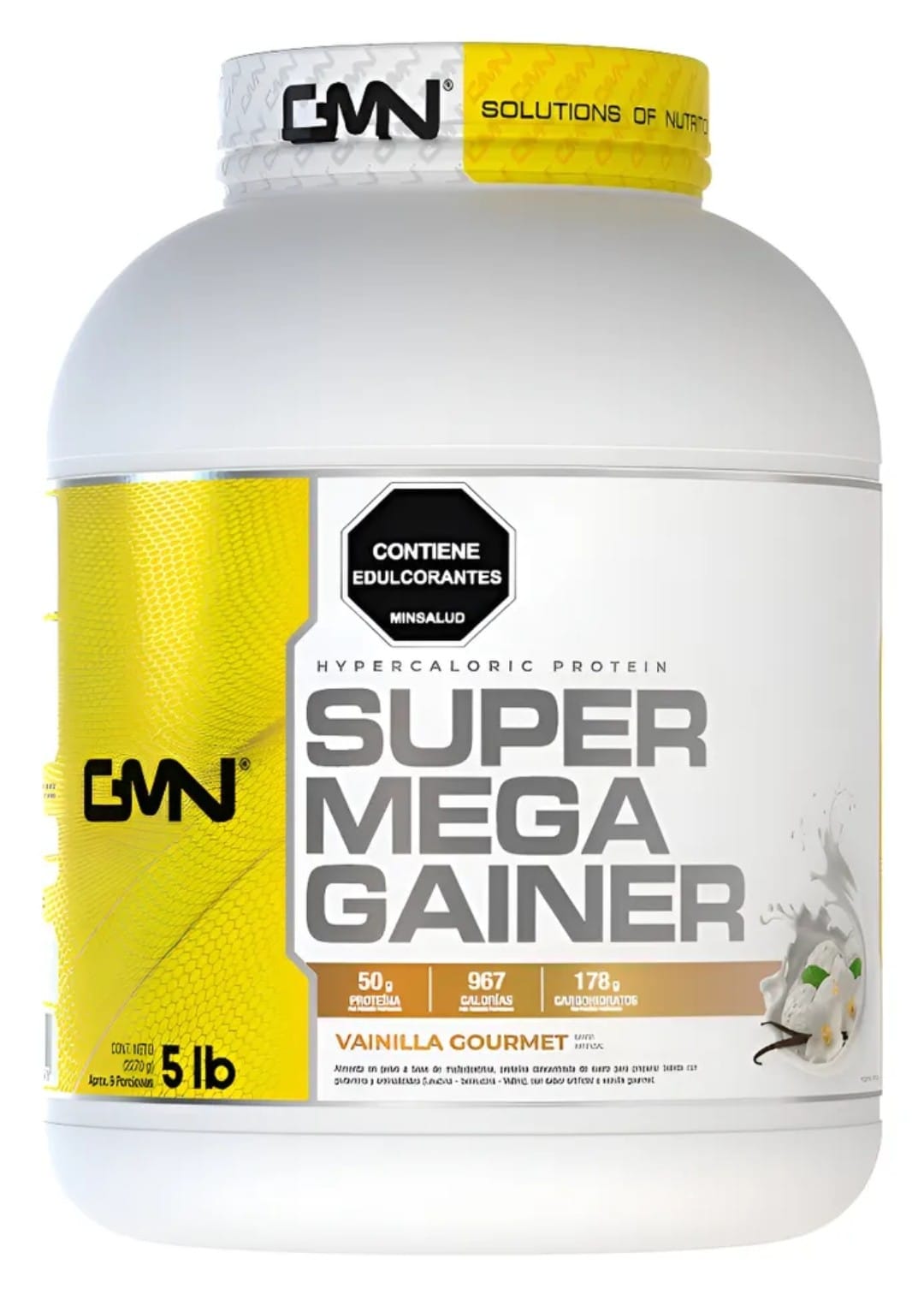 PROTEINA SUPER MEGA GAINER 5 LIBRAS GMN