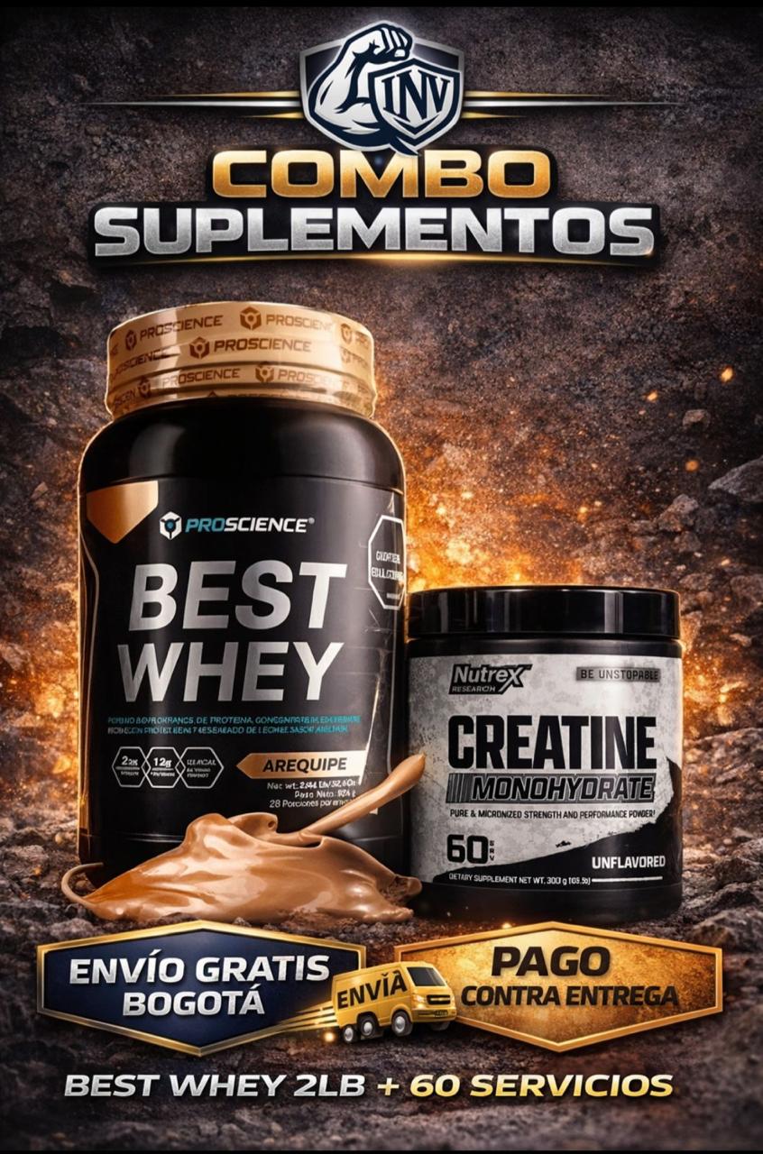 PROTEINA BEST WHEY + CREATINA DRIVE